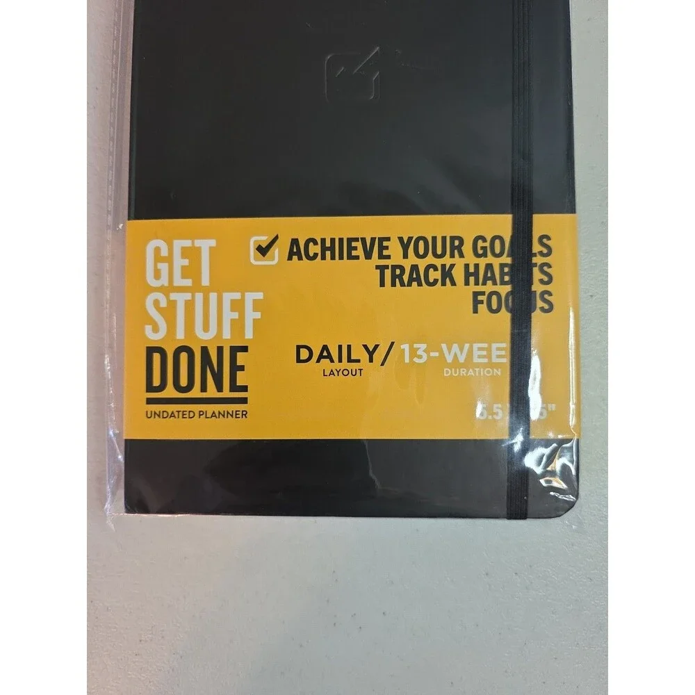 Get Stuff Done Planner for Productivity One Year 13 Week Planner 5.5